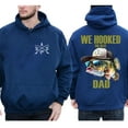 thumbnail image 4 of Bass Fishing Double Sided Hoodie for Dad – Cool Fisherman Graphic Pullover, Outdoor Men’s Hoodie, Perfect Gift for Fishing Lovers and Fathers, 4 of 7