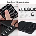 thumbnail image 4 of Car Dashboard Anti-Slip Mat Rubber Mount Holder Pad Mobile Stan for Keychains Sun Glasses Stand Navigation Cell Phone, 4 of 7