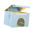 thumbnail image 4 of Caseta para perros con aire acondicionado, multiusos, a prueba de polvo, plegable, para interior y exterior 50x40x38cm, 4 of 9