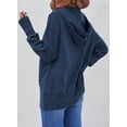 thumbnail image 5 of Sidefeel Oversized Hoodies with Pockets for Women Casual Pullover Tops Classic Comfy Hoodies Sweatshirt Blue XXL, 5 of 9