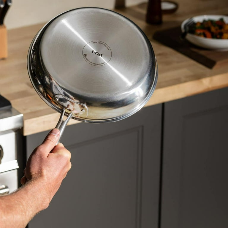T-fal - りんママ Amazon.com: T-fal HybridMesh Tri-Ply Stainless Steel Fry Pan