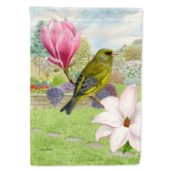 Carolines Treasures ASA2145GF European Greenfinch Flag Garden Size  Small multicolor