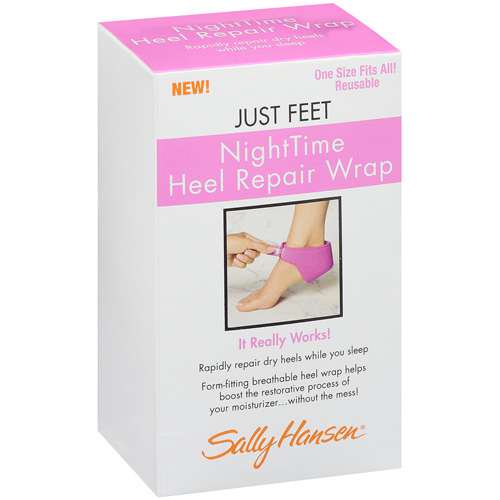 Sally Hansen Just Feet Night Time Heel Repair Wrap, 1ct