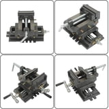 TINVHY 5-Inch Cross Slide Vise - Precision X-Y Drill Press Clamp For Metal & Wood Milling