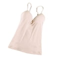 thumbnail image 4 of Womens Adjustable Strap Built Tank Tops Camisole Skin Color, 4 of 8