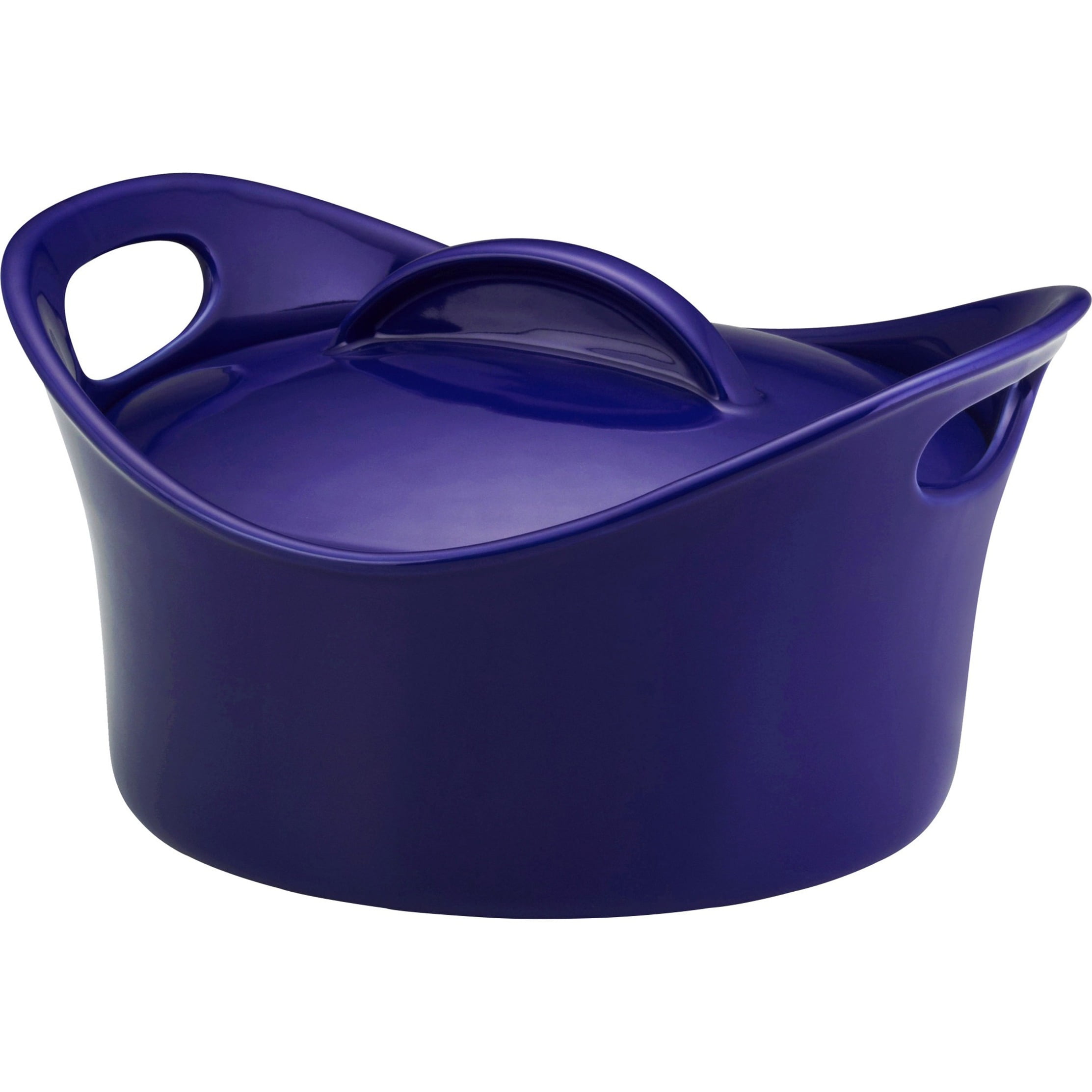 Purple Rachael Ray Stoneware 3.5-Quart Rectangular Covered Casserole & Baking Dish