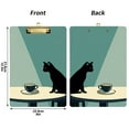 thumbnail image 5 of FORMRS Acrylic Clipboard with Low Profile Clip Standard A4 Letter Size, 12.5" x 9", Black Cat, 5 of 8