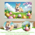 thumbnail image 4 of Easter Decoration Background Cloth with Bunnies and Easter Eggs, Holiday Party Backdrop Banner for Photo Booth, Spring Festival Decor for Indoor Outdoor Celebrations,B, 4 of 4