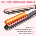 thumbnail image 3 of Plancha para Cabello, 2 en 1 Plancha Profesional para Alisado y Rizado, Plancha de Cer&aacute;mica, 30s Calor R&aacute;pido, 19 Temperatura con Pantalla LED, para Todo Tipo de Cabello, Uso en, 3 of 7
