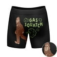 thumbnail image 4 of Mens Gas Squatch Boxer Briefs Funny BigFoot Sasquatch Fart Joke Novelty Underwear Dad, 4 of 5