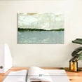 thumbnail image 3 of Elephant Stock Panoramic Vista I Wall Art - Horizontal Canvas Wall Art - Living Room Wall Decor - Abstract Canvas - Green And Blue Decor By Ethan Harper - 12" x 8", 3 of 8