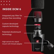sE Electronics Dynacaster DCM6 Dynamic Broadcast Microphone with DYNAMITE Preamp