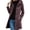 Z-Hot Pink, variant on Peacoats for women Winter Casual Single Breasted Hooded Jacket Mid Length Wool Blend Overcoat Z-Pink S