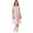 Pink, variant on Casual Nights Women's Short Sleeve Eyelet Embroidered House Dress