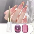 thumbnail image 3 of Esmalte de uñas en gel «ojo de gato» de 7,5 ml, gelatinoso, con purpurina, translúcido, curado con LED, inodoro, alto brillo, de larga duración, para salón o DIY en casa, tonos mezclables, 3 of 3