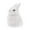 White, variant on 6 x 8 x 13cm Animal Figure Model Plush Rabbit Shop Display Grey