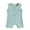 Lake green, variant on Bagilaanoe Newborn Baby Girl Boys Short Jumpsuit Sleeveless Bodysuit 6M 12M 18M 24M Infant One Piece Romper Shorts