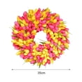thumbnail image 5 of Yoone Beautiful Fine Texture Wreath Decor Elegant Handmade Plastic Holiday Wreath for Home, 5 of 6