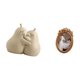 thumbnail image 5 of Soporte para libros con forma de pera abrazada, sujetalibros de cerámica, fina artesanía, adorno para estantería, marco de fotos ornamentado, pequeño, 5 of 8