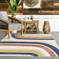 thumbnail image 6 of nuLOOM Katina Abstract Rainbow Indoor/Outdoor Area Rug, 5' x 7' 6", Blue, 6 of 9
