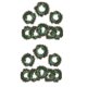 thumbnail image 1 of 16 piezas de anillo de vela de bayas de acebo, pequeñas bayas rojas artificiales, corona de agujas de pino para decoración de adornos de guirnalda navideña, 1 of 5