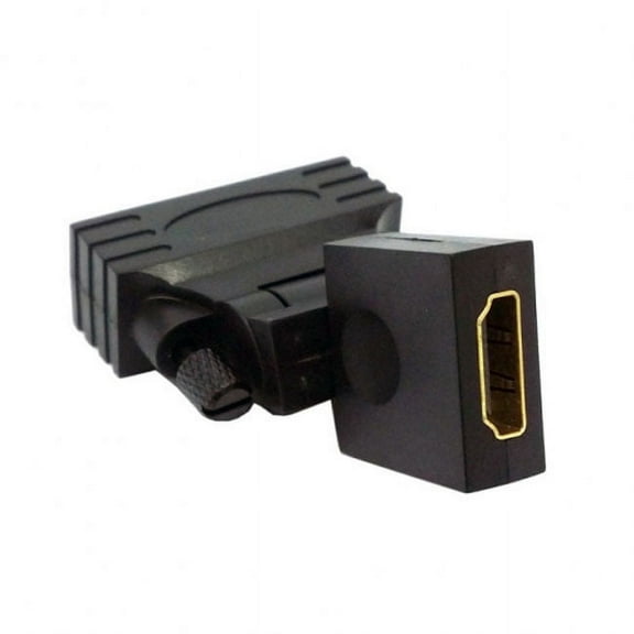 FVH 1080p DVI male to HDMI Female 360 degree Rotating Swivel Adapter for HDTV Video Card