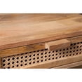 thumbnail image 4 of Auckland 25-Inch Tall Solid Wood and Metal Natural End Table, 4 of 10