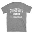 thumbnail image 1 of Stonington Connecticut Classic Established Men's Cotton T-Shirt, 1 of 1