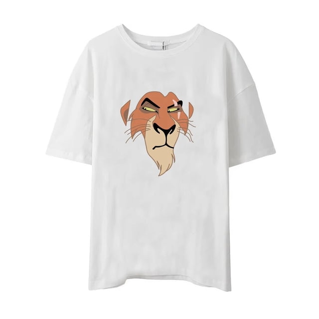 Camiseta de la familia de Disney para mujer, Camiseta de algodón con estampado de dibujos animados de Winnie the Pooh, Mickey Mouse, Stitch, hada Dumbo SIMBA