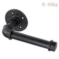 thumbnail image 5 of Soporte de papel higiénico para tubería industrial, estilo vintage, soporte de pared para rollo de papel higiénico, para baño, sala de estar, dormitorio, pasillo y cocina, sin óxido ni aceite (negro), 5 of 5