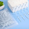thumbnail image 6 of ACDANC 600 Count Floss Picks Bulk Dental Flossers Picks for Adults Non Breakable Tooth Picks Flossers Teeth Cleaning Dental for Family Pack Travel (Light Blue), 6 of 7