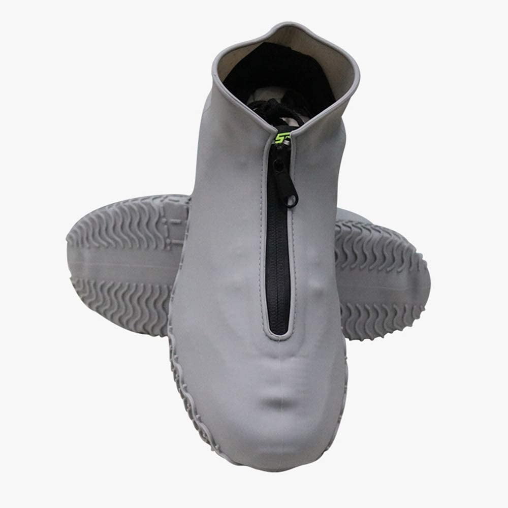 VXAR Galoshes Overshoe Rain Shoe Cover Grey L 