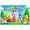 2A, variant on Colorful Cartoon Themed Happy Easter Banner with Bunny Duck and Eggs Background Decor for Easter Party Celebrations Family Gatherings Photo Shoots Decorations Supplies