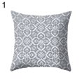 thumbnail image 2 of Koszal Housse de Coussin Carrée Géométrique Fond Gris, 2 of 6