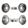 thumbnail image 1 of Transit Auto Front Rear Ceramic Pads and Coated Disc Brake Rotors Kit for Car Mitsubishi Lancer Dodge Caliber KGA-101696, 1 of 8
