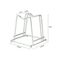 thumbnail image 3 of Labymos Stainless Steel Cutting Board Holder Chopping Board Stand Rack Kitchen Household Organizer, 3 of 8