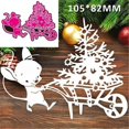 thumbnail image 1 of Nuevo ratón bola de Navidad troqueles de corte de Metal plantilla para álbum de recortes troquelado estampado corte en relieve plantilla troqueles artesanales, 1 of 4