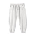 thumbnail image 6 of Boys Baggy Sweatpants Wide Leg Casual Elastic Waist Athletic Loose Jogger Fall Sweat Pants with Pockets White Size 14-15 Years, 6 of 8