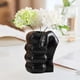 thumbnail image 5 of Florero de cerámica Soledad Florero de arte simple Negro, 5 of 7