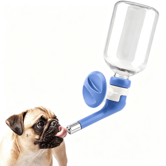 ACDANC Dog Water Bottle for Crate, No-Drip 350Ml Dog Water Dispenser Adjustable and Detachable Installed on the Kennel Cage Water Bottle for Dogs and Puppy Drinking Water
