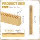thumbnail image 2 of Paquete de 2 Rieles de Engranaje de Latón, Módulo 0.5 50mm x 8mm x 5mm Riel Recto Lineal de Alta Resistencia para Máquinas Automotrices, 2 of 6