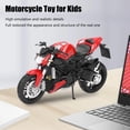 thumbnail image 4 of Juguete Modelo De Motocicleta Para Niños, Colección De Juguetes Modelo De Motocicleta De aleación De Alta Simulación Rueda Trasera Con Absorción De Impactos Para Juego Diario, 4 of 7