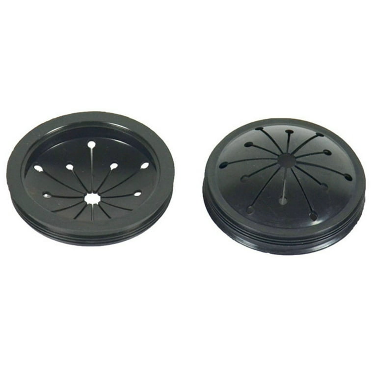 3-3/8 in. Rubber Disposer Splash Guard in Black