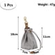 thumbnail image 2 of RV Bolsa impermeable de entrenamiento para terapia de perros (gris), bolsa de lona para terapia de cachorros con cordón, 2 of 5