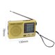 thumbnail image 3 of Radio de emergencia de plástico de banda completa Mini Radio meteorológica SW AM FM para interiores y exteriores, 3 of 8