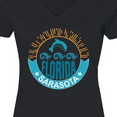 thumbnail image 4 of Inktastic Sarasota Florida Vacation Travel Women's V-Neck T-Shirt, 4 of 5