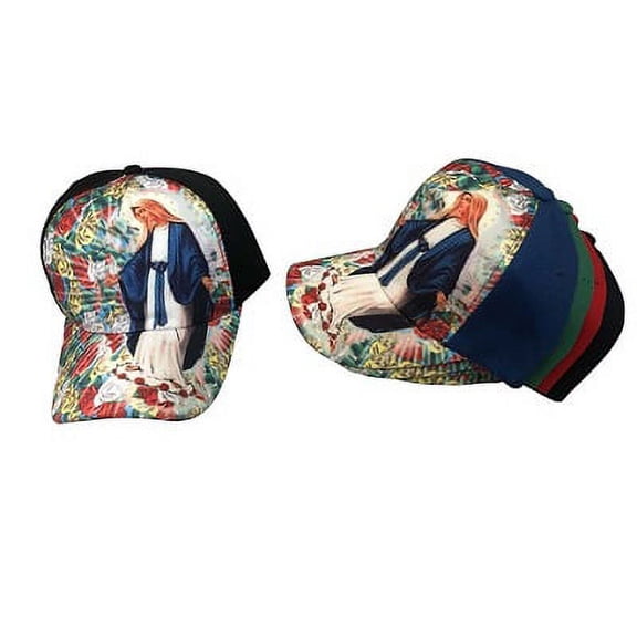 Jesus Christ Catholic Mexican Style Screen Printed Baseball Caps Uni-Sex Style  -- FREE USA Shipping--(CCap245)