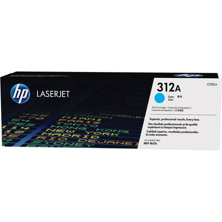 UPC: 0887111367761 | HP 312A (CF381A) Toner Cartridge Cyan