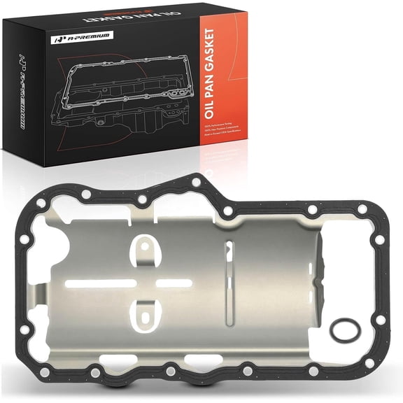 A-Premium V6 3.7L Engine Oil Pan Gasket Set, Compatible with Ram 1500 2011-2012, Dakota & Jeep Grand Cherokee 2005-2010, Liberty, Commander & Dodge Ram 1500, Durango, Nitro & Mitsubishi Raider