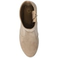 thumbnail image 5 of Journee Womens Vivia Stretch Shaft Almond Toe Comfort Dress Booties, Widths Available, 5 of 10